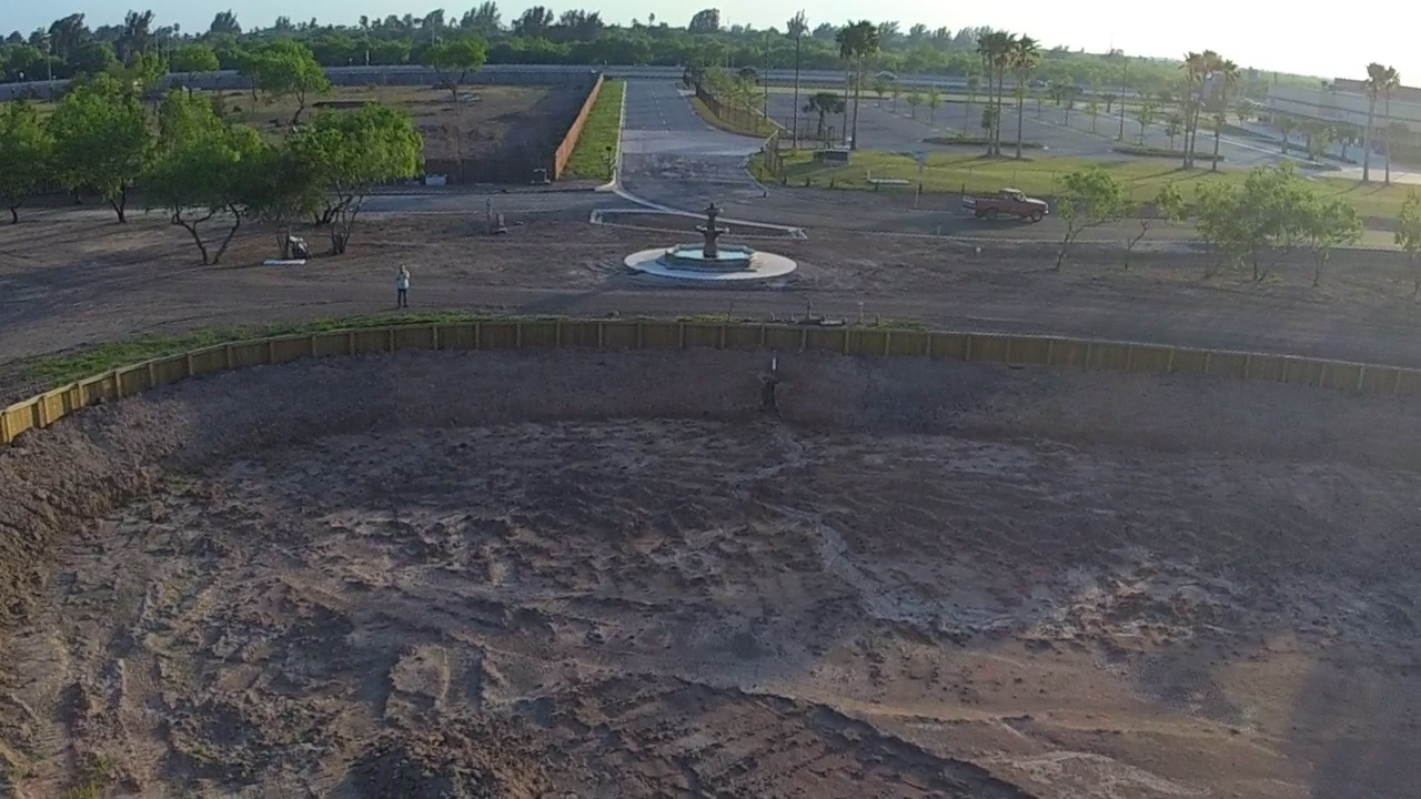 Aerial View of Works